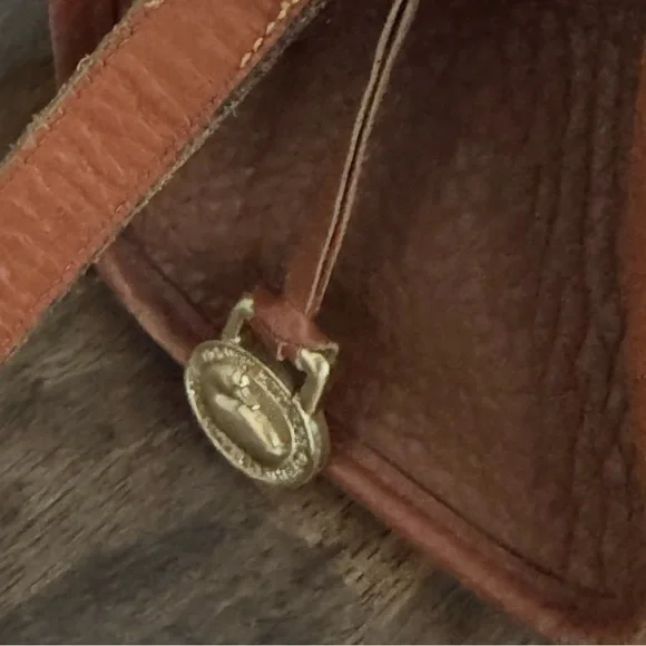 Dooney & Bourke Brown Leather Crossbody Bag with Coin Pouch - Picture 6 of 12